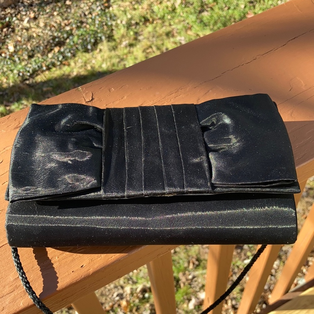 Gunne Sax black evening bag